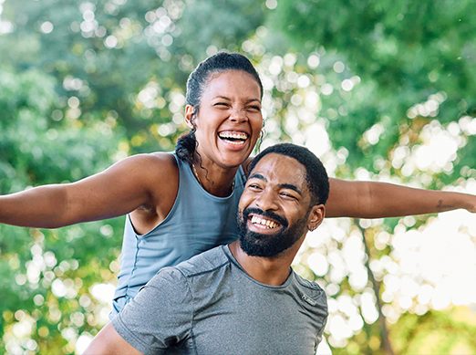 A couple growing stronger together