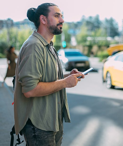 A young adult navigating life transitions
